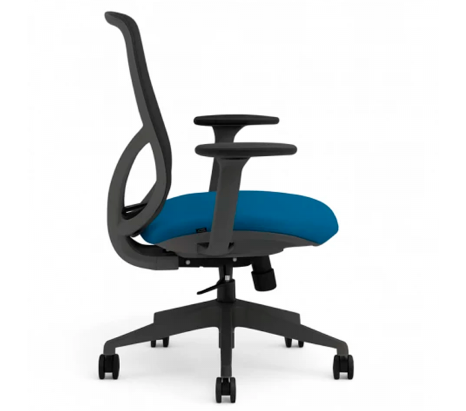 Офисное кресло KANO Y2 MB (EY262.SW) Black + Dark Blue Seat (W-DB 01&BP-MP08)