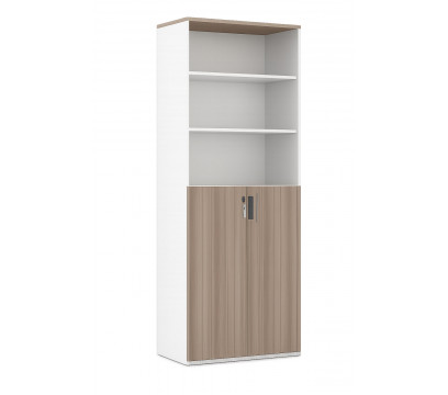 Офисный шкаф KANO Noqi (FXG56.21) Brown&White (CF09&CF05)