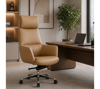 Офисное кресло ERGO Moretti HB Brown