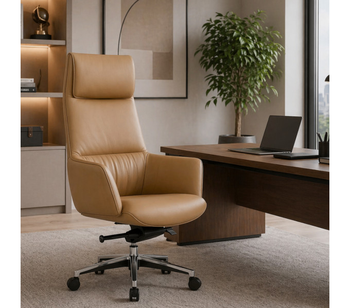 Офисное кресло ERGO Moretti HB Brown