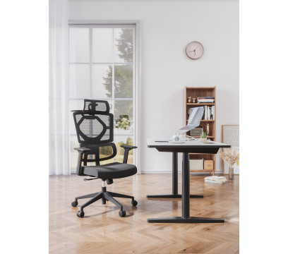 Офисное кресло ERGO Dellucci HB Black 