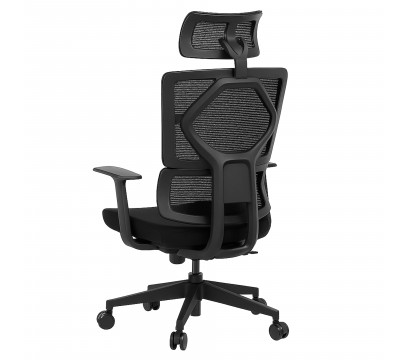 Офисное кресло ERGO Dellucci HB Black