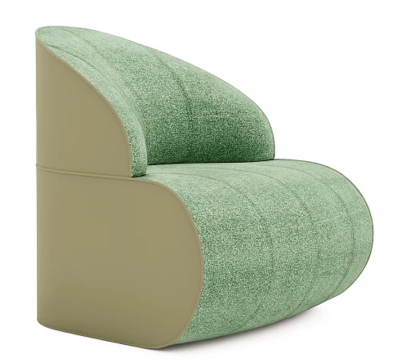 Диван одноместный KANO (SNS21.1B) Khaki&Green (B-MR 05&Z13-015)