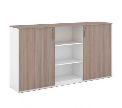 Офисный шкаф KANO (FXG61.18) Brown&White (CF05&CF17)