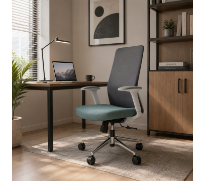 Кресло для персонала KANO (EJX61.SW) Grey (W-SD01&B-MA03)