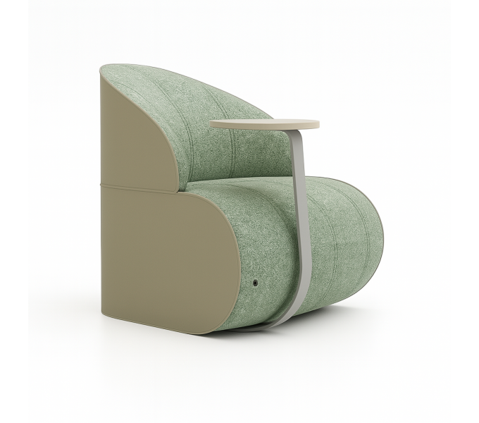 Диван одноместный KANO (SNS20.1B) Green&Khaki (B-MR 05& Z13-015)