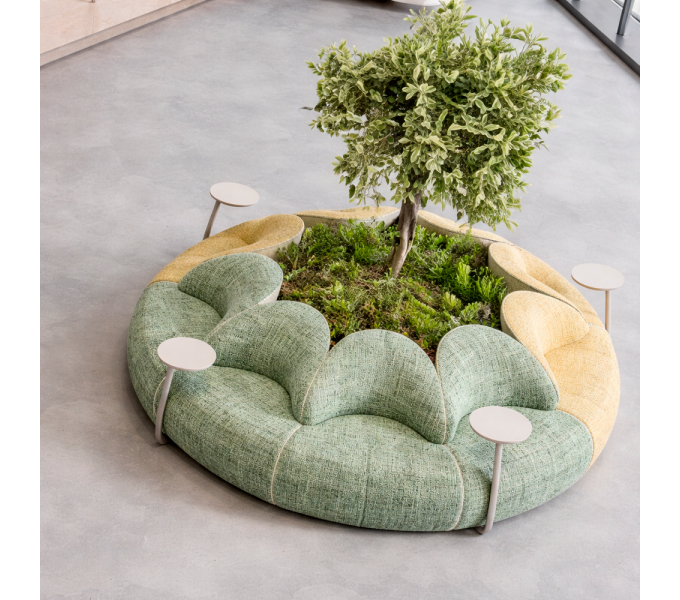 Диван одноместный KANO (SNS20.1B) Green&Khaki (B-MR 05& Z13-015)