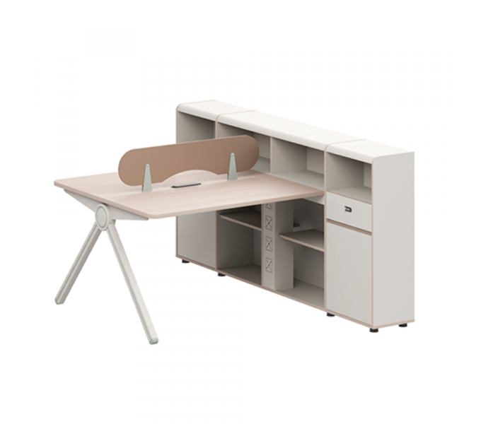 Офисный стол двухместный DIOUS Spain (DDG-04D17) Beige