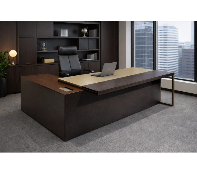 Стол руководителя Bos Barcelona Supra Plus Brown