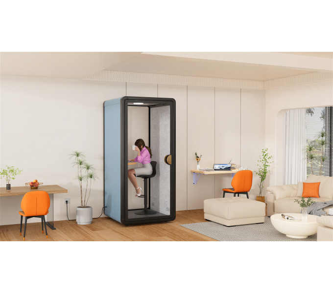 Звукоизоляционная кабина FlexiSpot Silence S Ultra (EDP114) Gray