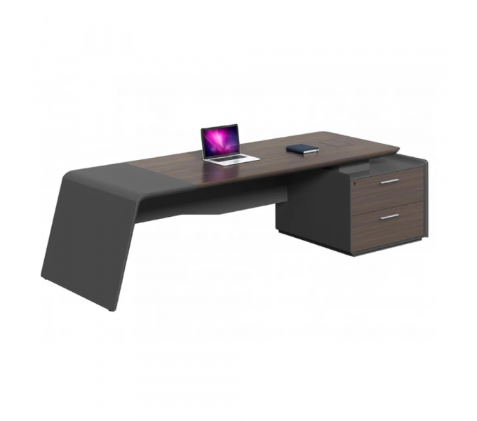 Стол руководителя STELLAR Arc Grey (OZ3403-24R)
