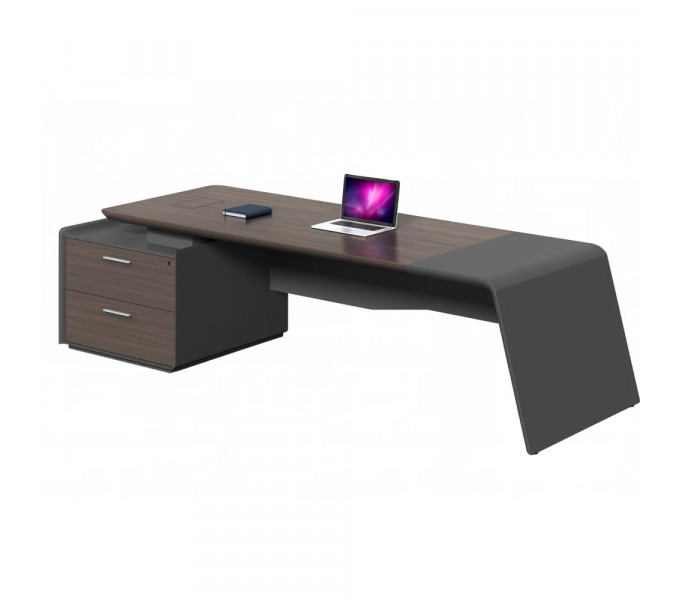 Стол руководителя STELLAR Arc Grey (OZ3403-18R)