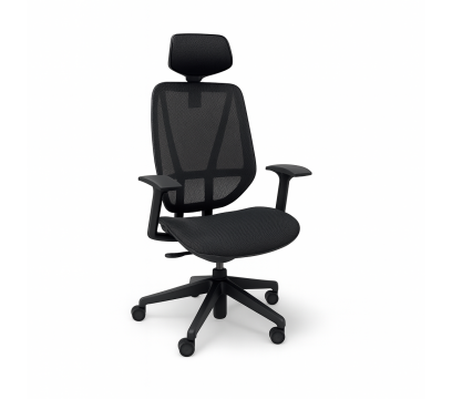 Офисное кресло ERGO Rowe HB Black