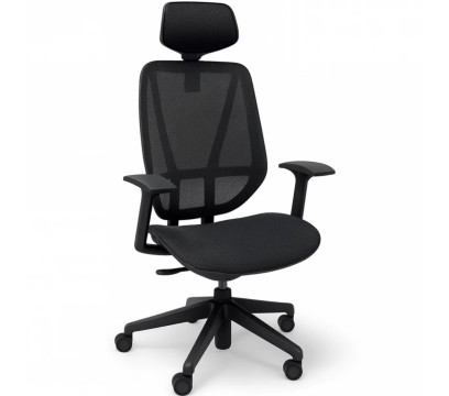Офисное кресло ERGO Rowe HB Black