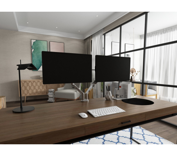 Настольный кронштейн для мониторов FlexiSpot MA8D Black