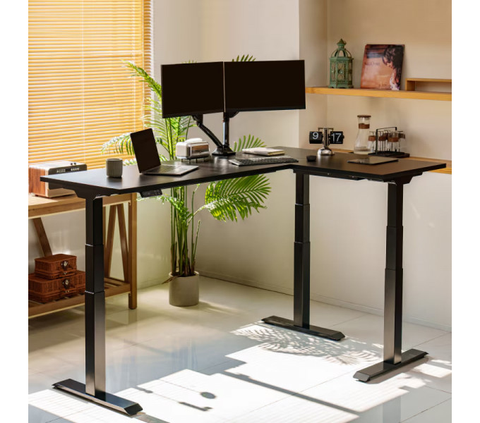 Каркас для стола с электроприводом FlexiSpot E7 L Black