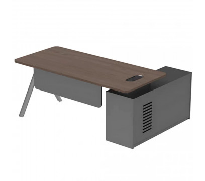 Стол руководителя KANO Maddi (FMD80R.18) Gray (CF42+CF17)