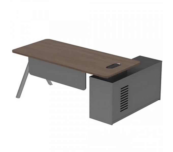 Стол руководителя KANO Maddi (FMD80R.18) Gray (CF42+CF17)