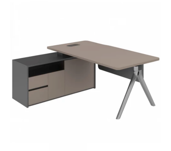 Стол руководителя KANO Maddi (FMD80L.16) Gray (CF42)