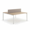 Бенч стол двухместный LAS OXI Brown (719 Oak)