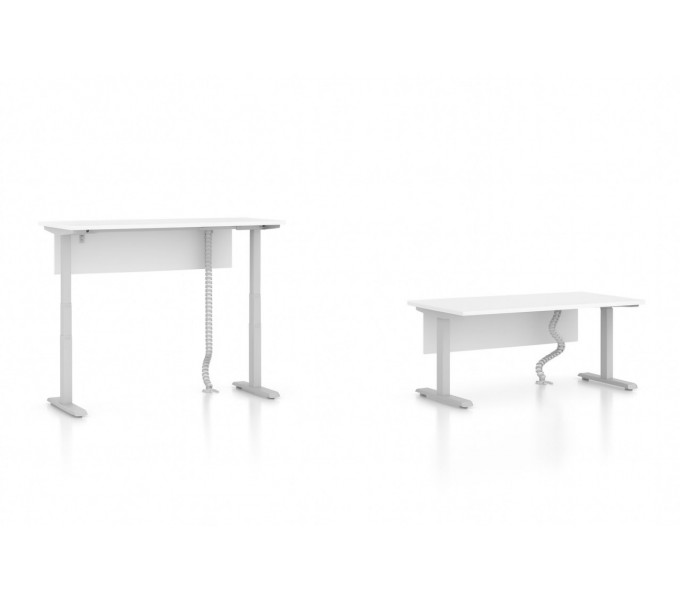 Офисный стол с электроприводом KANO iTech (FKT60-2.14) White (CF05)