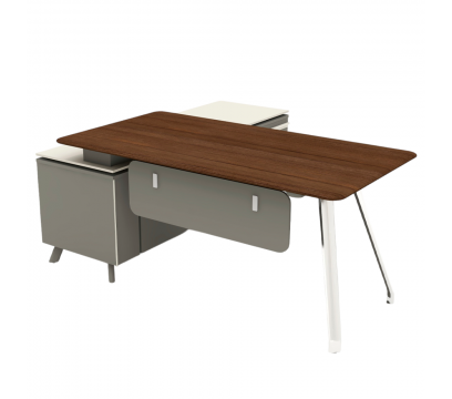 Стол руководителя KANO Gaddi (MGD80R.18) Brown (CY07)