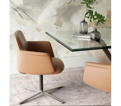 Кресло для персонала KANO Amy CF (EAM95.BT) Orange (Z13-008)