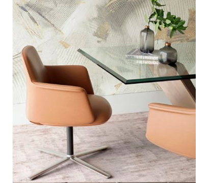 Кресло для персонала KANO Amy CF (EAM95.BT) Orange (Z13-008)