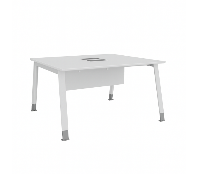 Бенч стол четырехместный KANO Noqi (FNQ62.14BJ) White (CF05)