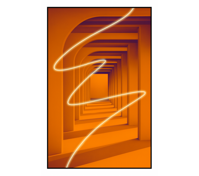 LED-картинка ERGO Hallway (DG048) Orange
