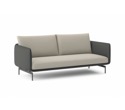 Диван трехместный KANO (SGA60.3T) Seat & Back Z13-015 khaki  Armrest Z13-07 gray