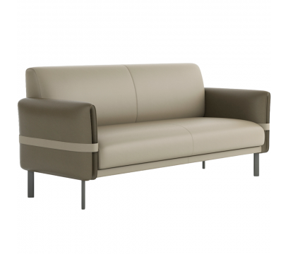 Диван трехместный KANO (SSY50.3P) Khaki (S10-003) Armrest (S10-006) coffee