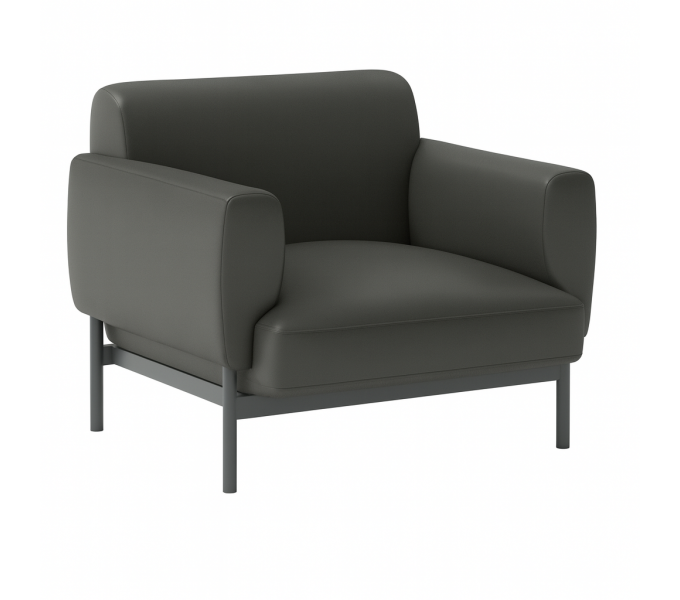 Диван одноместный KANO  (SSQ50.1B) Gray (B-MA06dark)