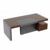 Стол для руководителя LAS JERA Brown (956L Bali Walnut) с планшетом