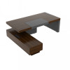 Стол для руководителя LAS JERA Brown (956L Bali Walnut) с планшетом