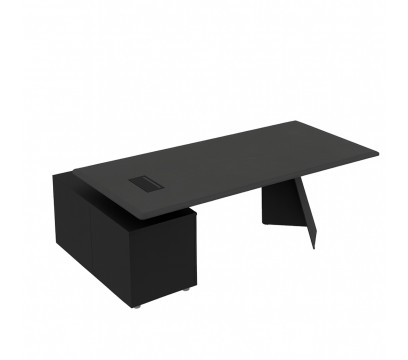 Стол для руководителя LAS Monolith Gray (008R Slate)