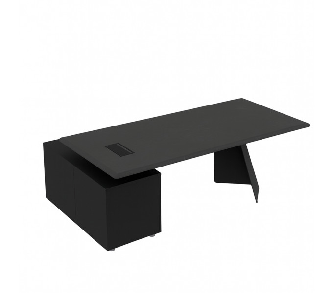 Стол для руководителя LAS Monolith Gray (008R Slate)