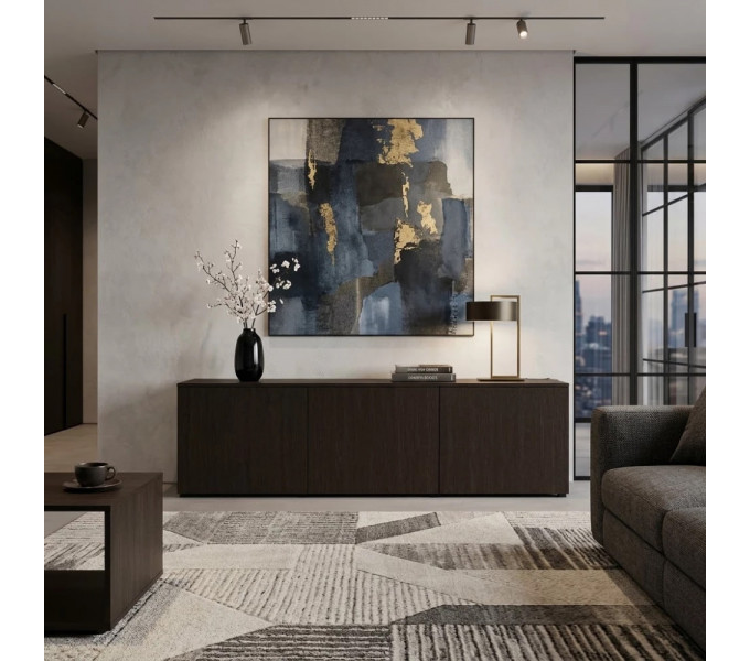 Комод руководителя LAS Monolith Brown (063 Wenge)
