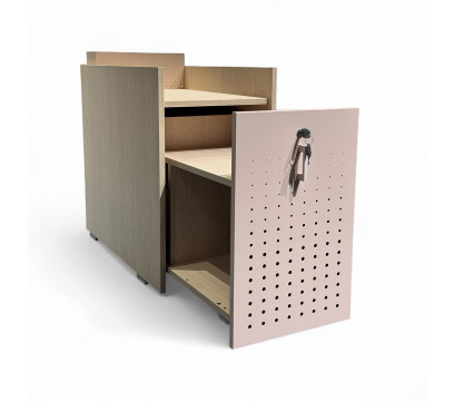 Выдвижной шкафчик LAS OXI Brown (220 Oak)