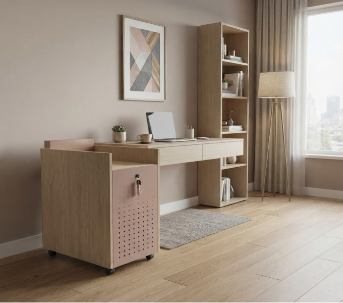 Выдвижной шкафчик LAS OXI Brown (220 Oak)