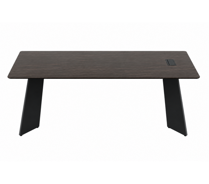 Стол для руководителя LAS Monolith Black (032 Nero desire) с мраморным эффектом 