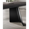 Стол для руководителя LAS Monolith Black (032 Nero desire) с мраморным эффектом 