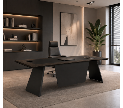 Стол для руководителя LAS Monolith Brown (204 Wenge) с планшетом