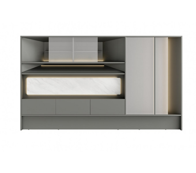 Стол руководителя KANO Beall (MBA90.33) Gray (CY13)