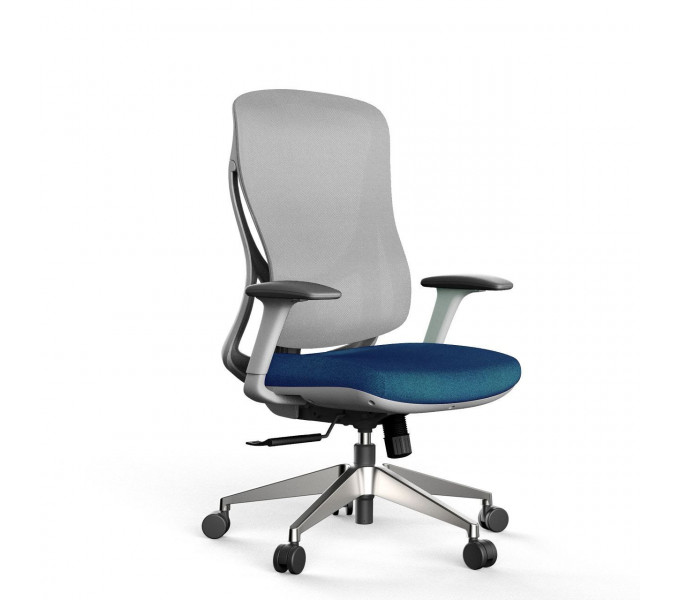 Офисное кресло KANO Yudon MB (EYD61.SW) Gray+Blue (W-DB02&BP-MP08)