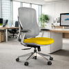 Офисное кресло KANO Yudon MB (EYD61.SW) Grey+Yellow (W-DB02&BP-MP04)