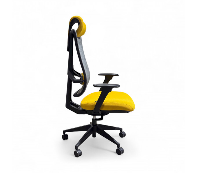 Офисное кресло KANO HB (EX182.SW) Gray+Yellow (W-DB02+BP-MP04)