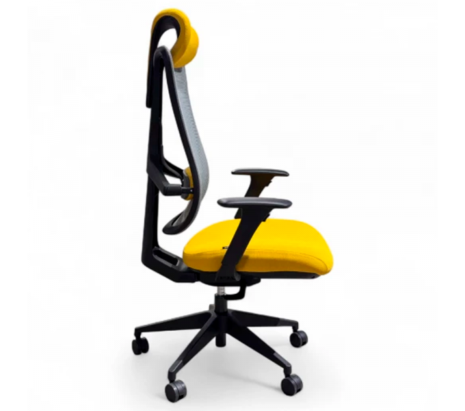 Офисное кресло KANO X1 HB (EX182.SW) Grey+Yellow (W-DB02+BP-MP04)
