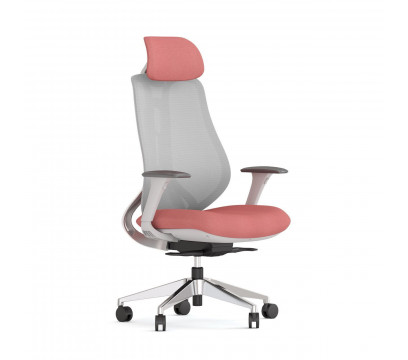 Офисное кресло KANO HB (EX281.SW) Gray+Red (W-DB02+BP-MP03)