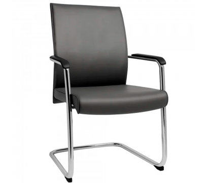 Кресло для посетителей ERGO Parker CF Black